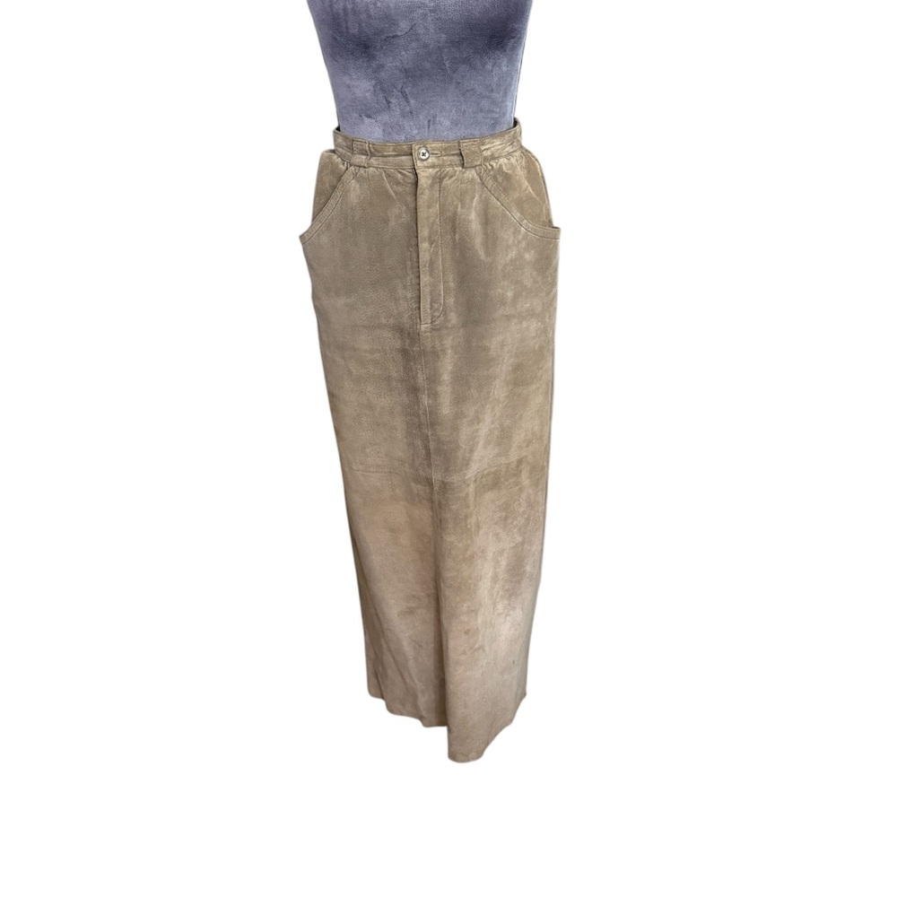 Abercrombie & Fitch Vintage Long Suede  Skirt Size 6